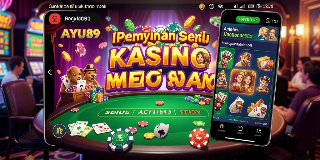 Screenshot AYU89 menampilkan gameplay kasino yang menarik dan interaktif.