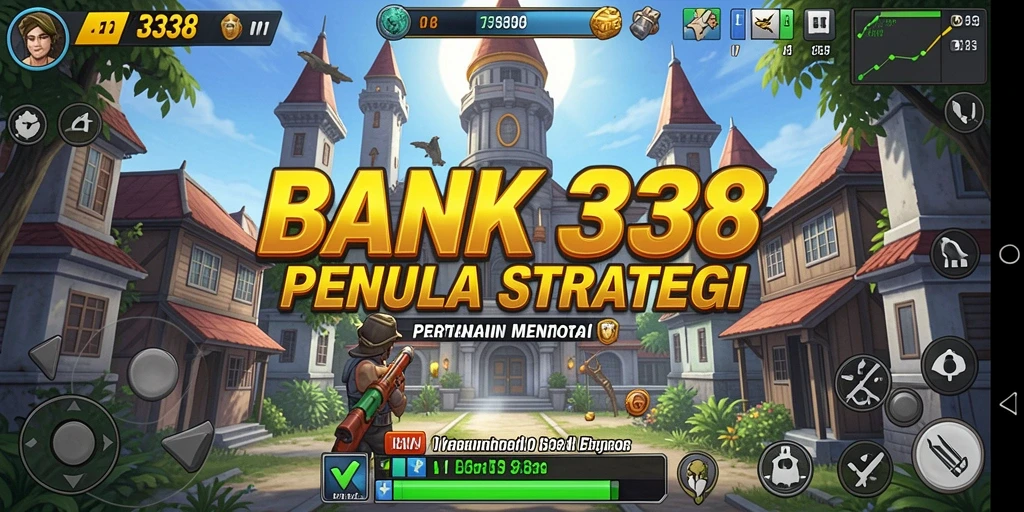 Tangkapan layar gameplay menampilkan pertahanan menara yang strategis.