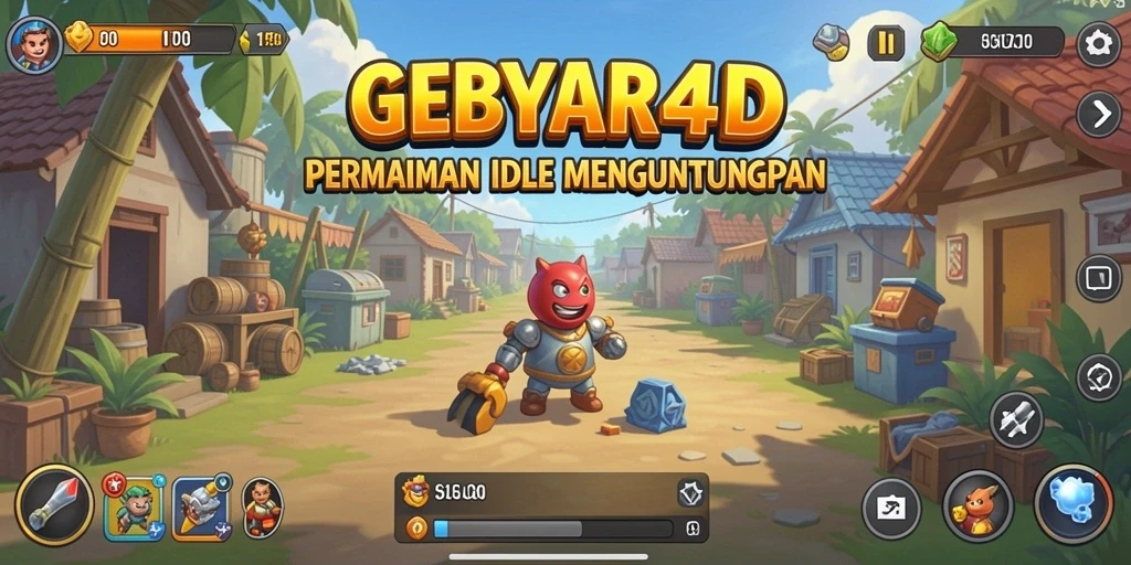 Tampilan gameplay GEBYAR4D yang seru dan mengasyikkan.