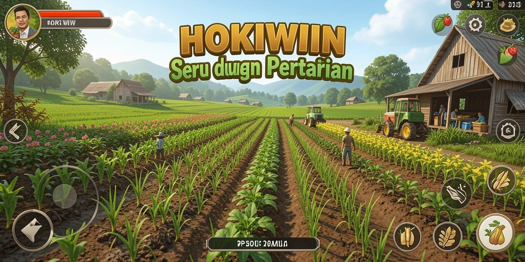 Tampilan gameplay HOKIWIN yang seru dan colorful.