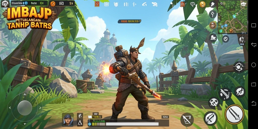 Gameplay seru di dunia terbuka IMBAJP yang menakjubkan.