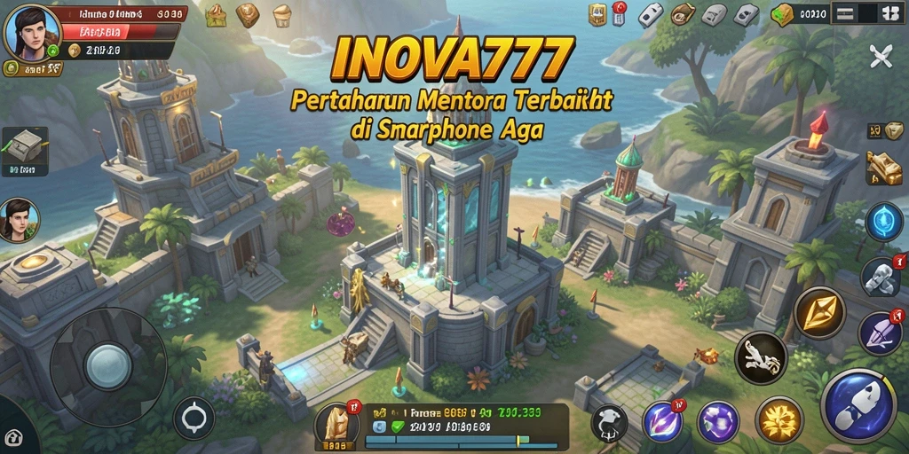 Tampilan gameplay menarik dari INOVA777 dalam aksi Tower Defense.