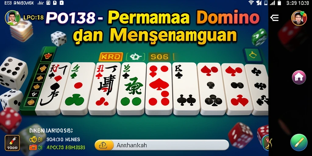 Tampilan gameplay seru dari LPO138, menunjukkan strategi dan keseruan permainan Domino.