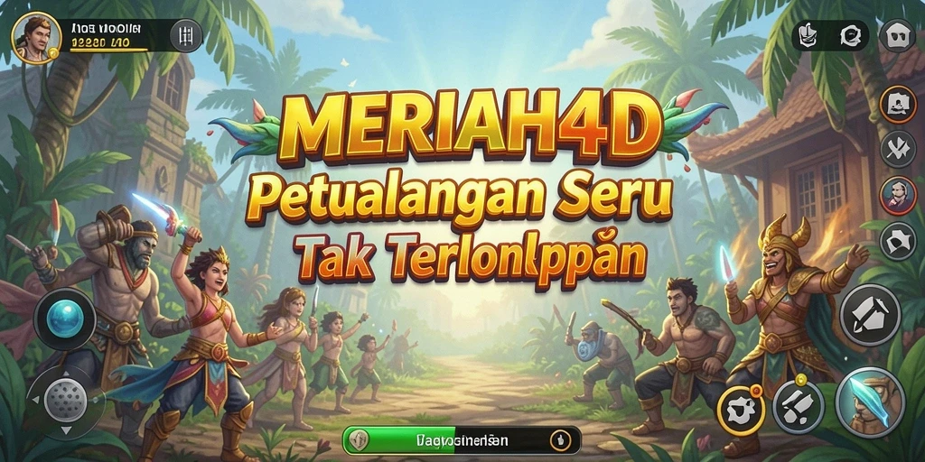 Screenshot gameplay MERIAH4D menunjukkan petualangan yang mendebarkan.