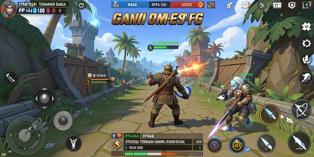Tampilan menawan dari gameplay PP444 yang penuh strategi.