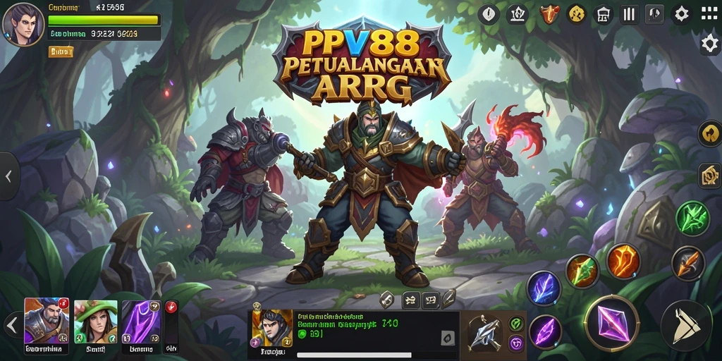 Tampilan gameplay ARPG yang mendebarkan dan penuh aksi.